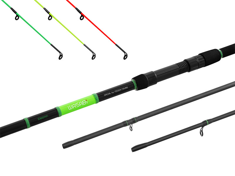 Delphin prut wasabi feeder nxt 2,7 m 80 g 3-díl