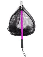 Fencl Dětský Podběrák Karásek s Pogumovanou Sítí Fialový 32x45 cm (1)