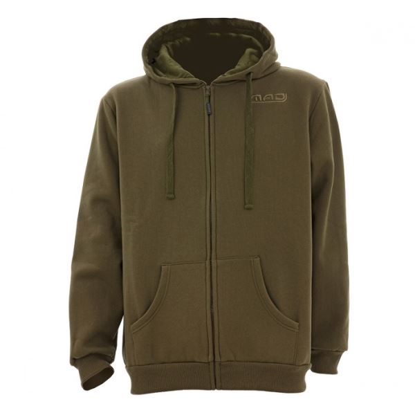 Mad Mikina Bivvy Zone Zip Hoodie Green