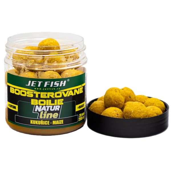 Jet Fish Boosterované Boilie Natur Line 250 ml 20 mm