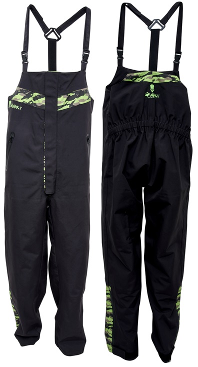 Gunki vodotěsné kalhoty camo waterproof bib and brace 30k - l