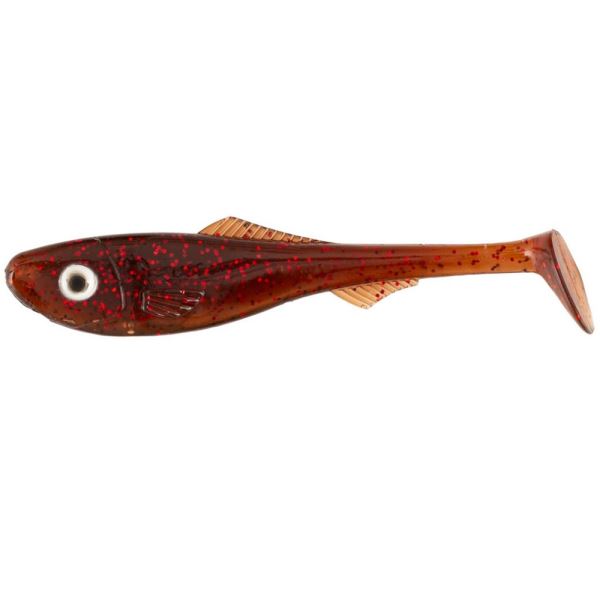 Abu Garcia Gumová Nástraha Beast Pike Shad Red Motoroil - Délka 16 cm