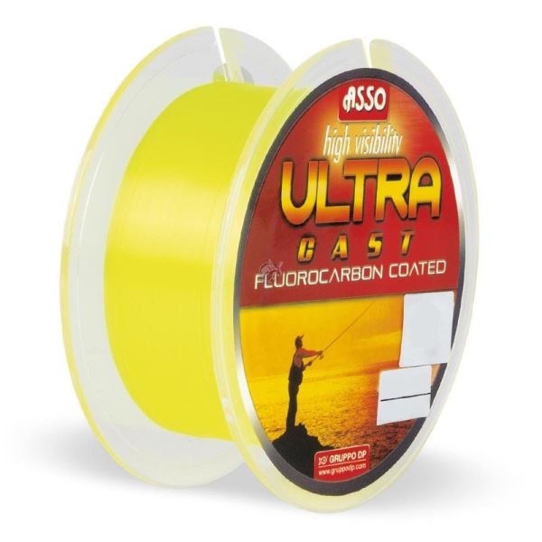 Asso Vlasec Ultra Cast Fluo Žlutá 1000 m