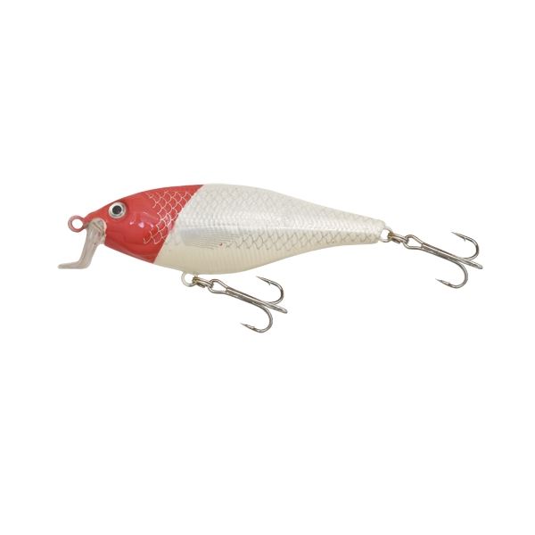 Kamasaki Wobler Fat Shad Červená-Bílá 9 cm 14 g