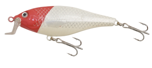 Kamasaki wobler fat shad červená-bílá 9 cm 14 g
