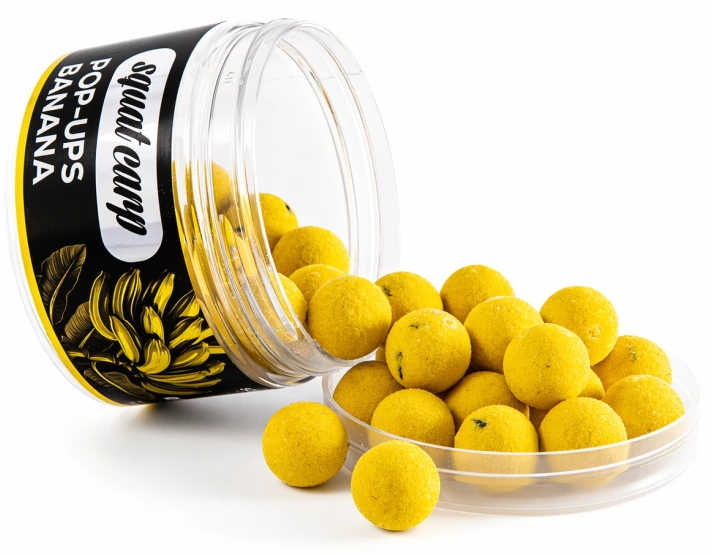 Squat carp plovoucí boilies pop-up banana 60 g - 16 mm