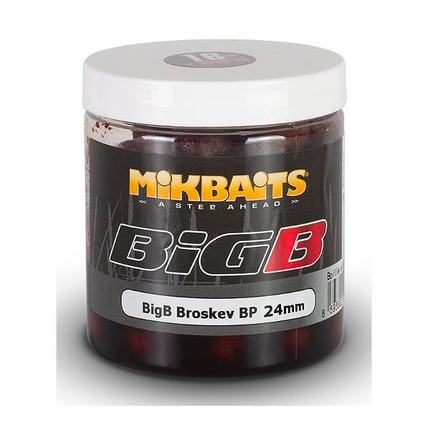 Mikbaits Boilies V Dipu BigB Broskev Black Pepper 250 ml