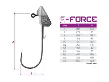 Delphin Jigová Hlavička S Držákem A-Force 5 ks 5 g (2)