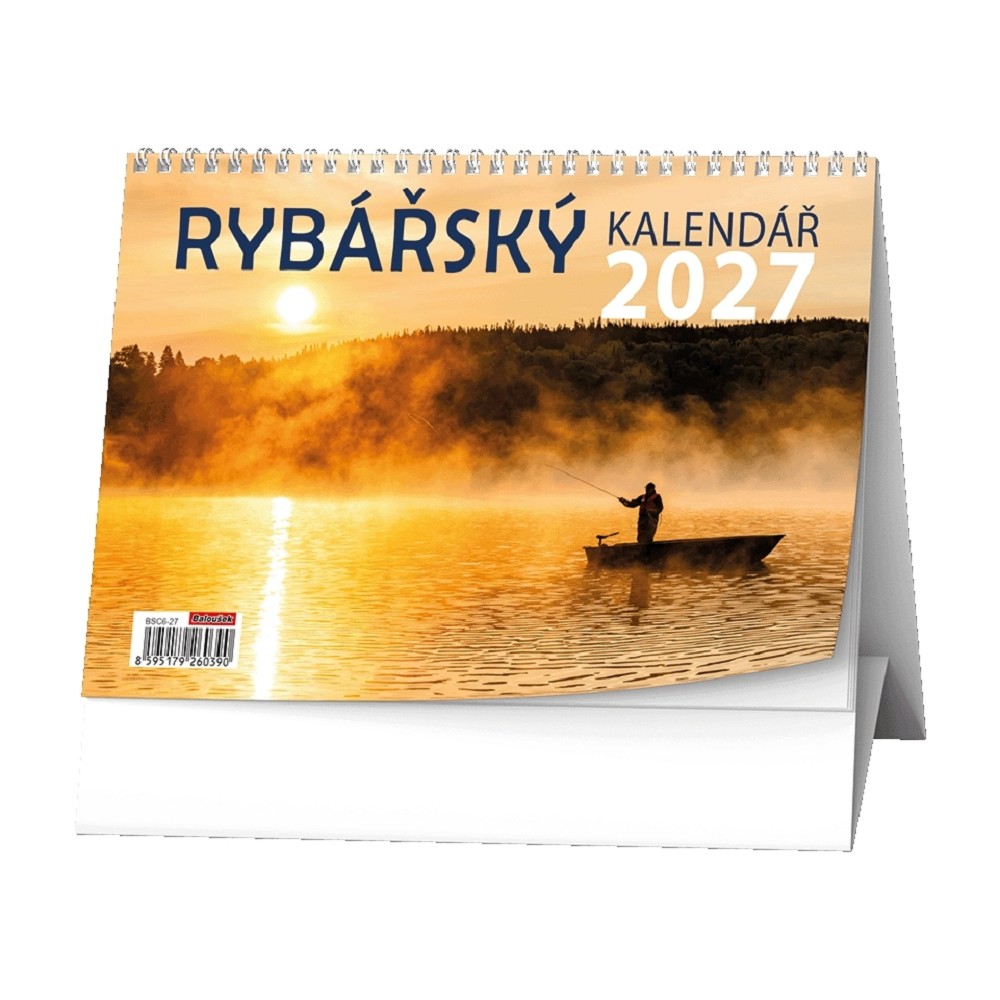 Pgcz stolní rybářský kalendář 2027 21x15 cm