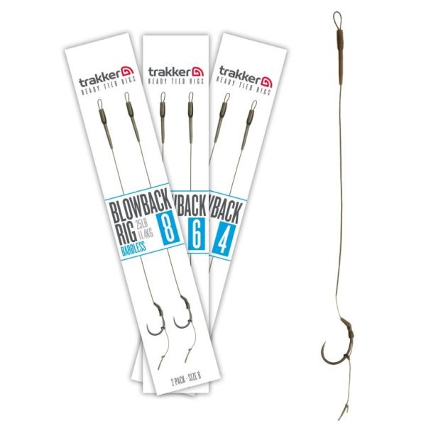 Trakker Návazce Blowback Ready Rig Barbless 25 lb 2 ks