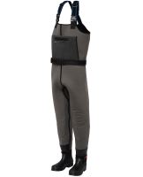 Scierra Brodící Kalhoty Helmsdale Neo 4,5 mm Chest Bootfoot Cleated Grey