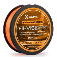 Sonik Vlasec Hi-Visicam Fluoro Orange 1200 m - 0,31 mm 15 lb