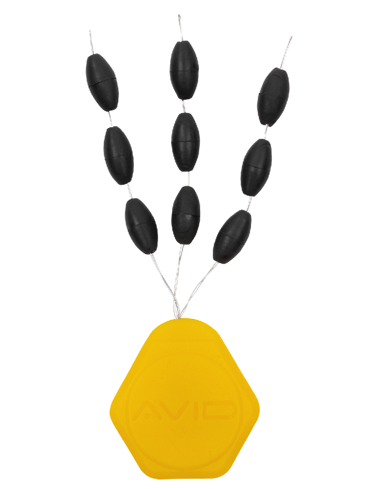 Avid carp zarážky outline tungsten sinkers - large