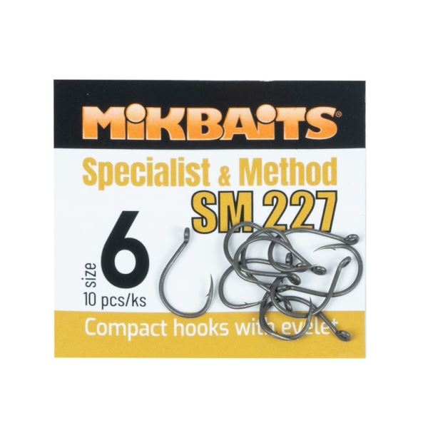 Mikbaits Háčky Specialits & Method SM 227 Hook 10 ks