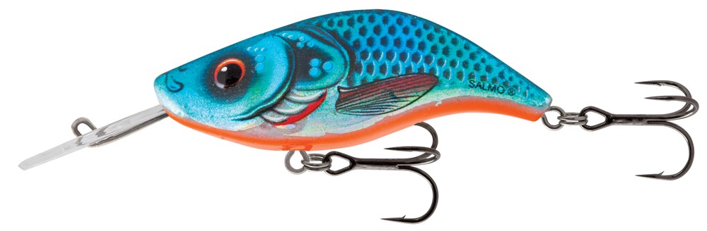 Salmo Wobler Sparky Shad Floating Blue Holographic Shad 4 cm