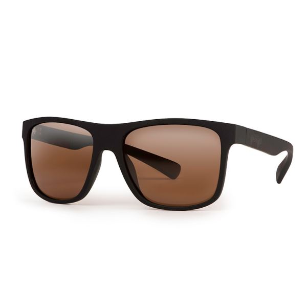 Fox Rage Brýle Avius Mat Black Sunglasses Brown Lenses