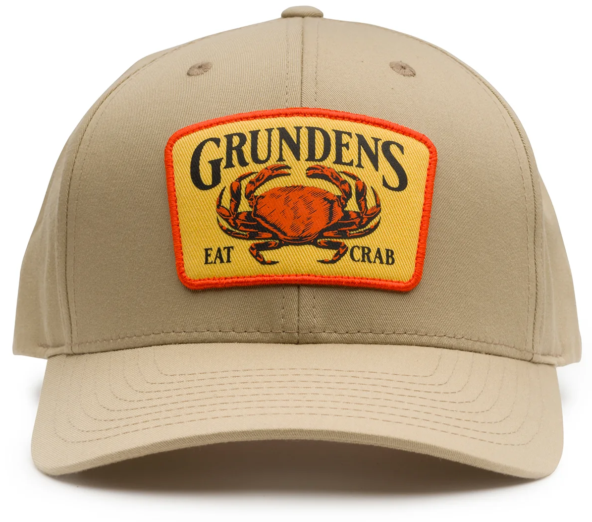 Grundéns kšiltovka eat crab trucker 312 khaki/white