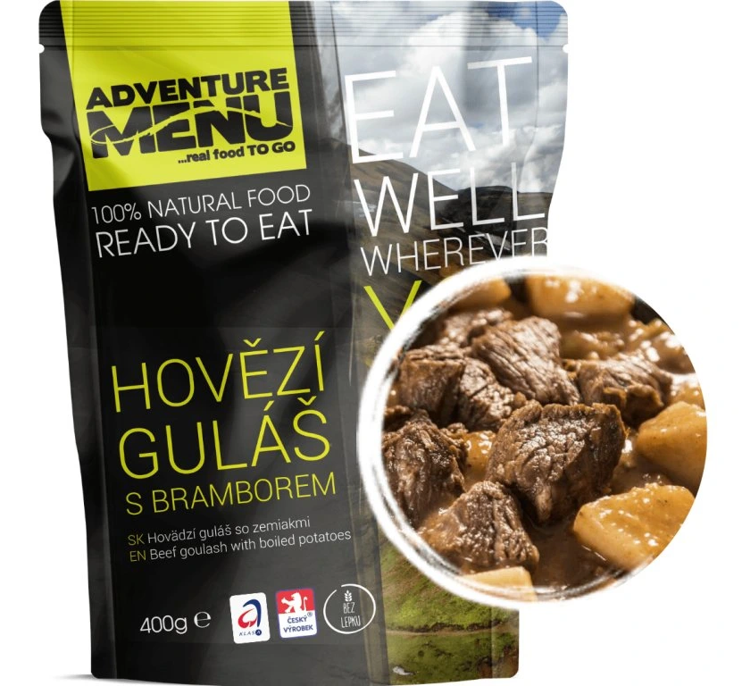 Levně Adventure menu hovězí guláš s bramborem