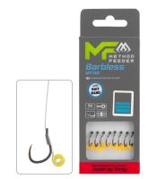 Mikado Návazec Feederový MF14 S Gumkou Barbless 8 ks 10 cm - 0,25 mm Vel. 6