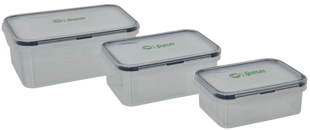Sensas krabičky waterproof box set 3 ks