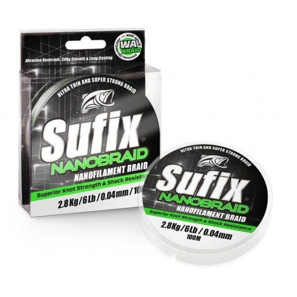 Sufix šňůra  SUF Nano Braid 100 m camo