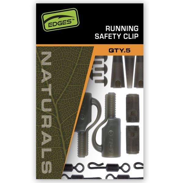 Fox Závěsky Edges Naturals Running Safety Clip Kit 5 ks