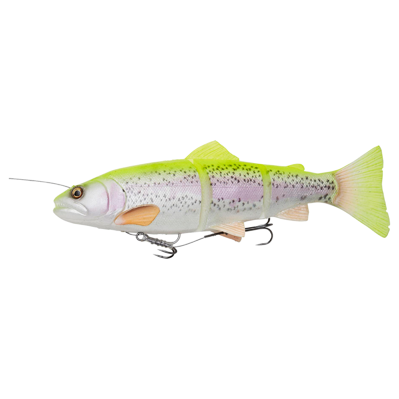 Levně Savage gear gumová nástraha 4d linethru trout slow sinking lemon trout - 15 cm 35 g