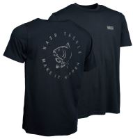Nash Tričko Make It Happen Carp Logo T-Shirt Black - M