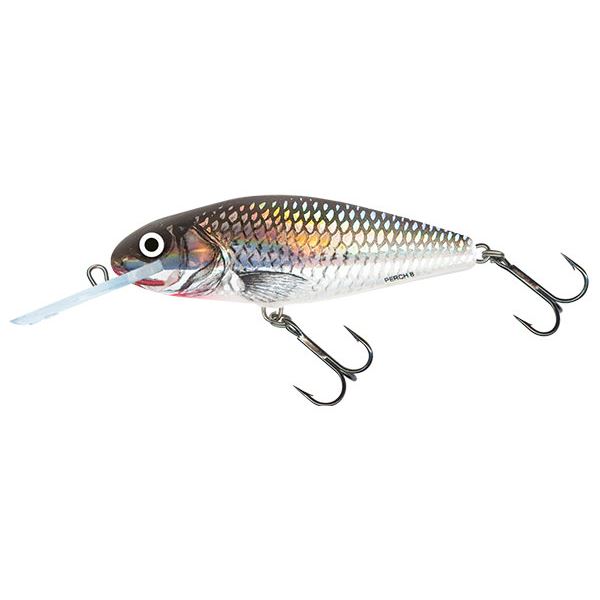 Salmo Wobler Perch Deep Runner Holographic Grey Shiner 8 cm 14 g