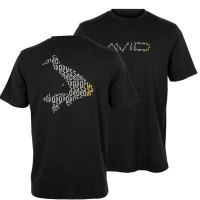Avid Carp Tričko Compound T-Shirt Black - XXXL