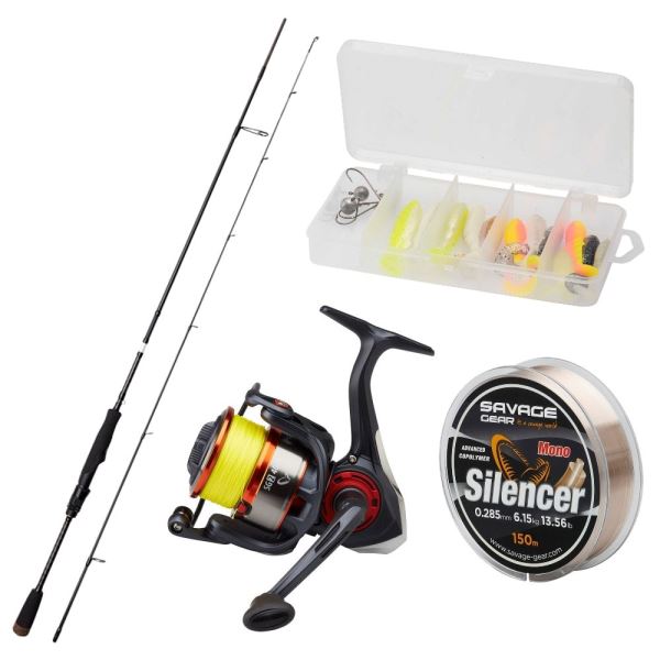 Savage Gear Akční Přívlačový Set Okoun "Fajnová sestava"