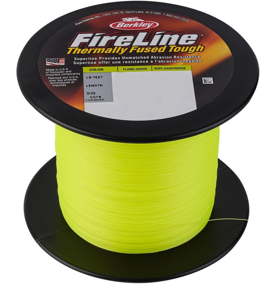 Levně Berkley splétaná šňůra fireline fused original flame green - 0,10 mm 6,2 kg 1 m