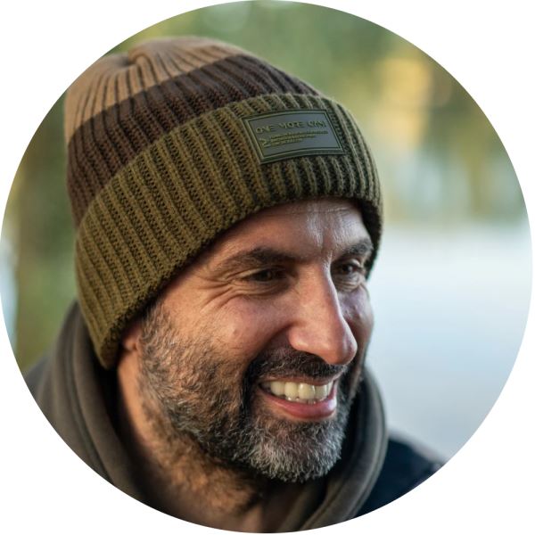 One More Cast Čepice Three Wraps Striped Beanie