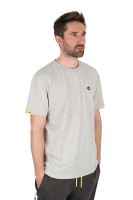 Matrix Tričko Large Logo T-Shirt Marl Grey Lime - M
