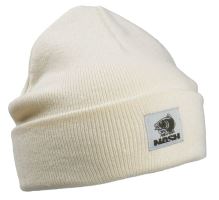 Nash Čepice Make It Happen Badge Beanie Hat Ecru