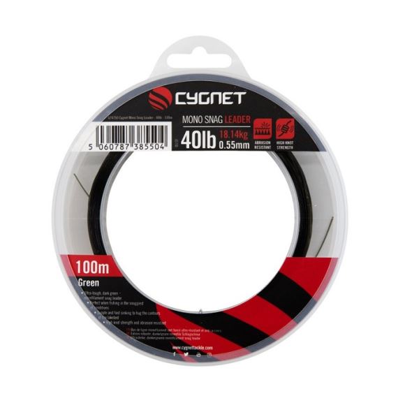Cygnet Šokový Vlasec Mono Snag Leader Green