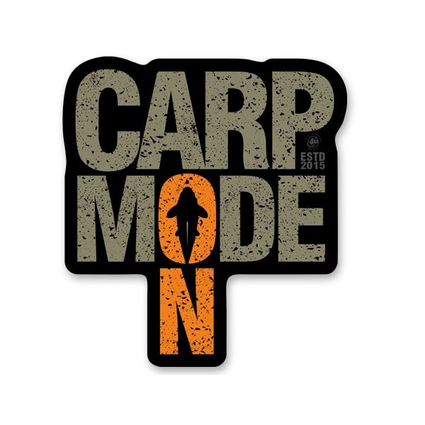 4ANGLERSDESIGN Samolepka 101 Carp Mode On