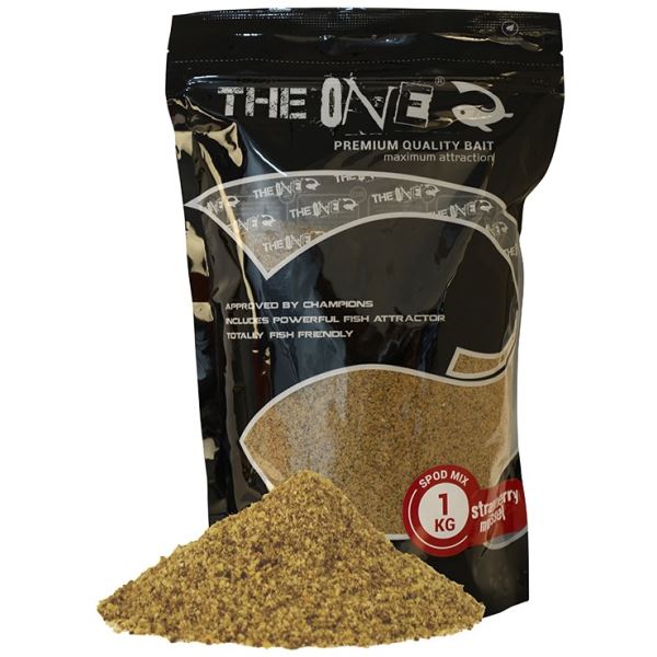 The One Krmítková Směs Spod Mix Jahoda a Mušle 1 kg