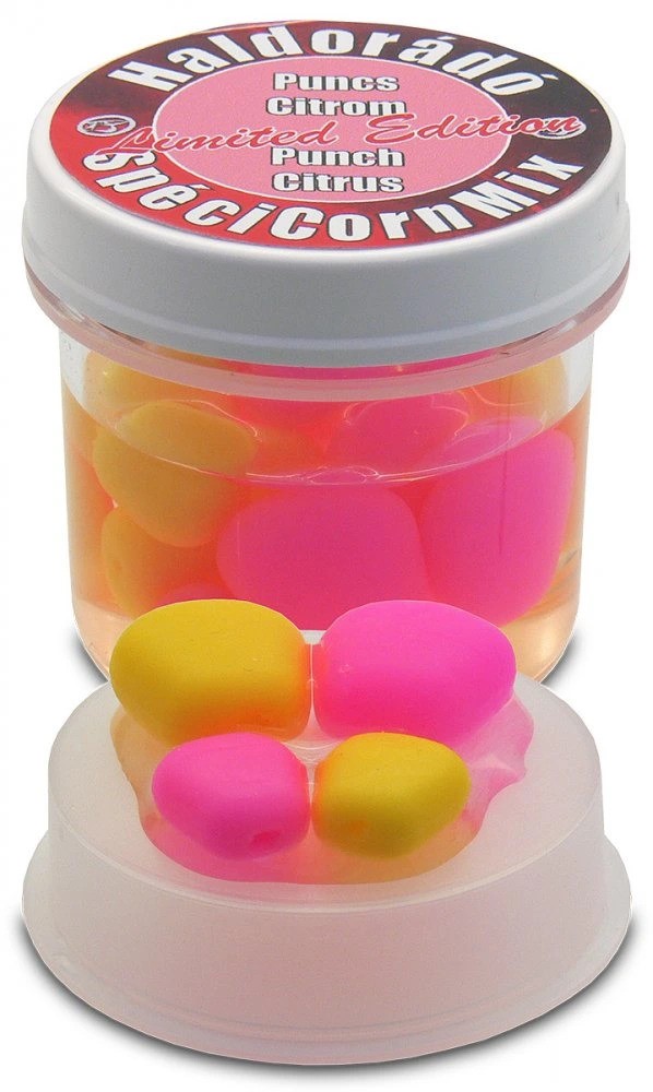 Haldorádó gumová kukuřice spécicorn mix limited edition 16 ks 10+15 mm - punč citron