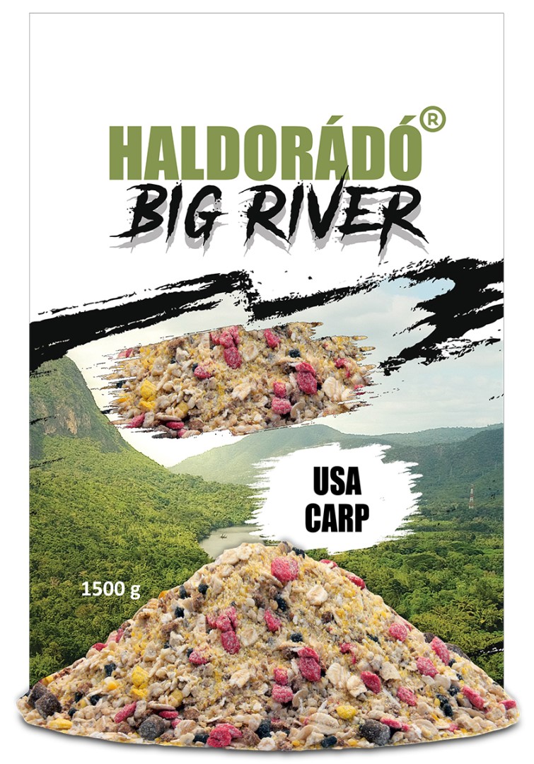 Haldorádó krmítková směs big river 1,5 kg - usa kapr