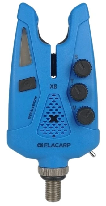 Levně Flacarp signalizátor záběru x8 barevná edice - modrá