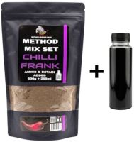 Method Feeder Fans Premium Method Mix Set 600 g + 200 ml Booster - Spice Meat