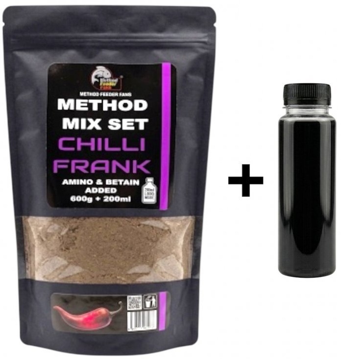 Method feeder fans premium method mix set 600 g + 200 ml booster - spice meat