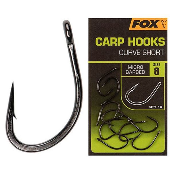 Fox Háčky Curve Shank Short 10 ks