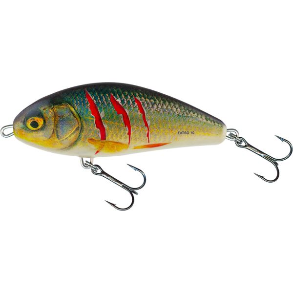 Salmo Wobler Fatso Sinking Wounded Real Roach 10 cm