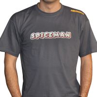 Mikbaits Pánské tričko Spiceman - šedé-Velikost  M