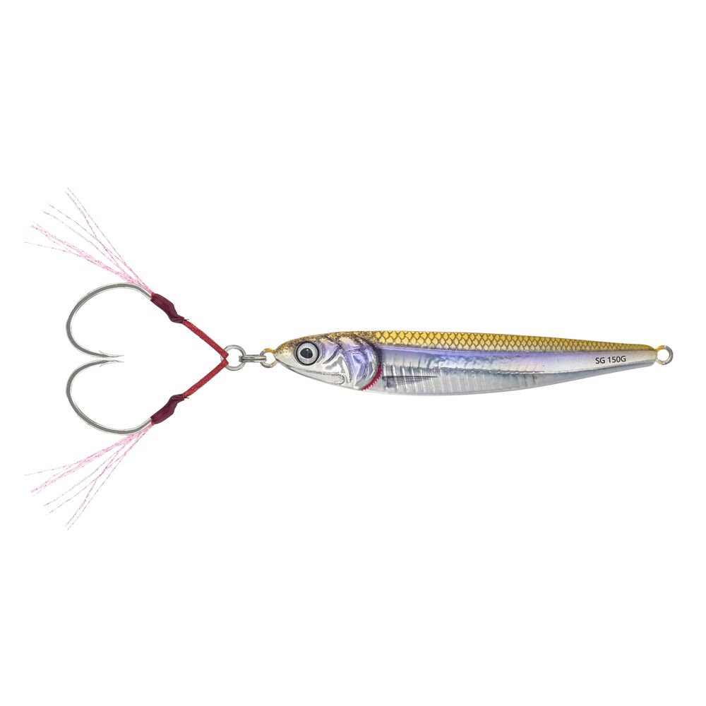 Savage gear pilker 3d anchovy jig golden anchovy - 12 cm 100 g