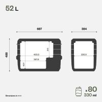Indel B Kompresorová Chladnička 52 l 12/24V (1)