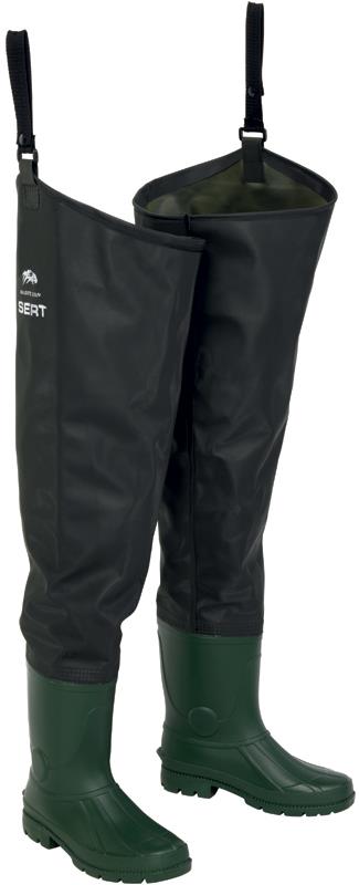 Sert broďáky thigh waders pvc-velikost 46-47