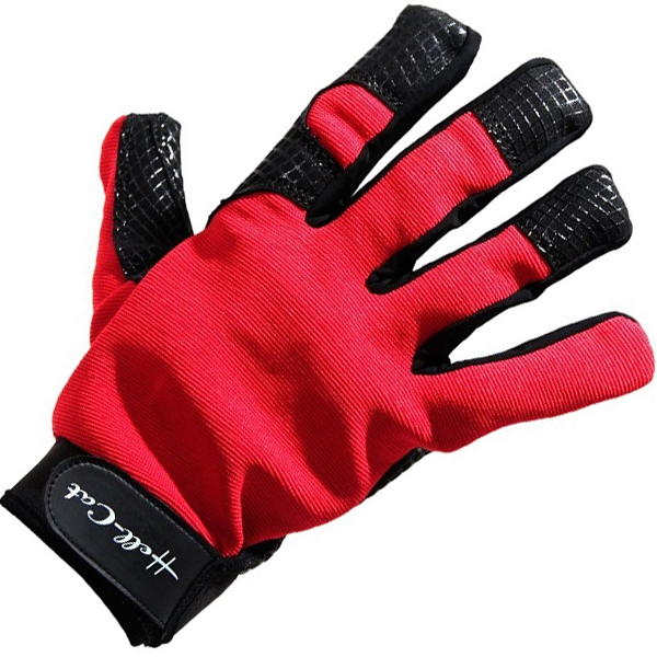 Hell-cat rukavice černo červené-velikost l